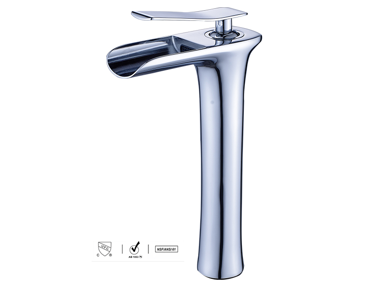 waterfall basin faucet