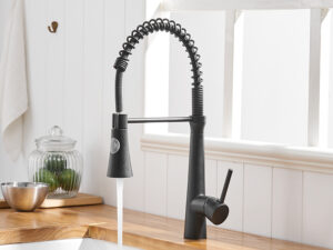 steel kitchen faucet