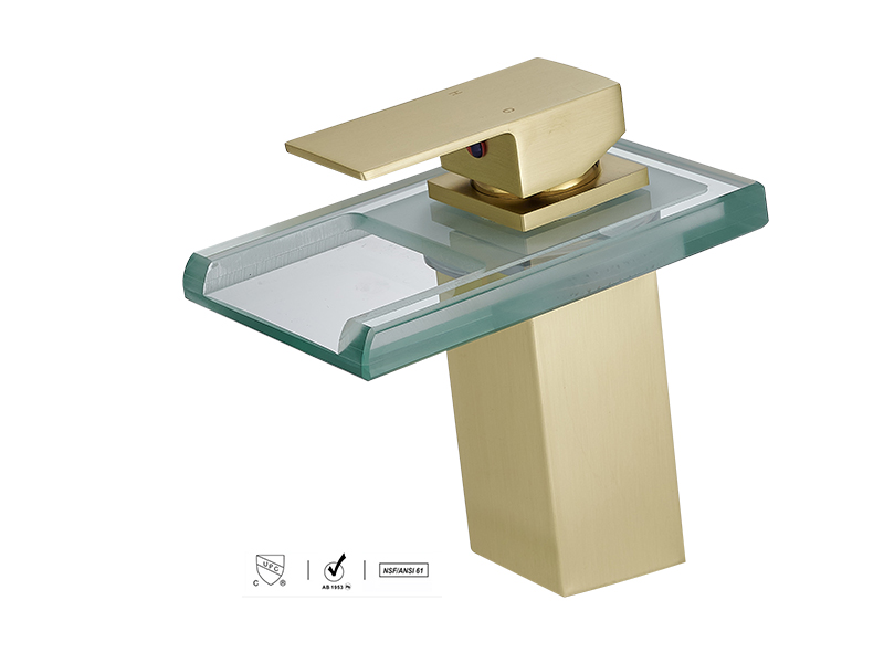 basin faucets gold