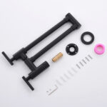 drip free wall mount kitchen faucet brass