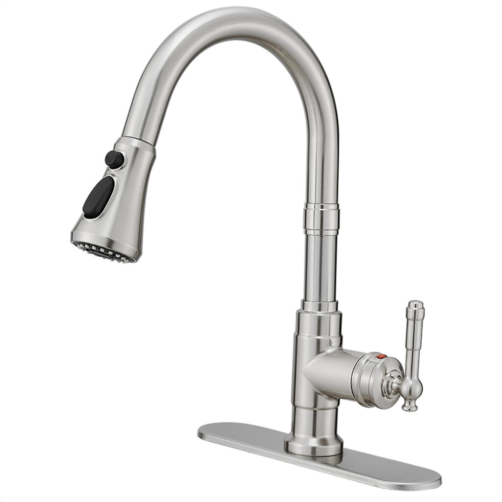 1 or 3 hole installation kitchen faucet