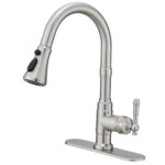 1 or 3 hole installation kitchen faucet