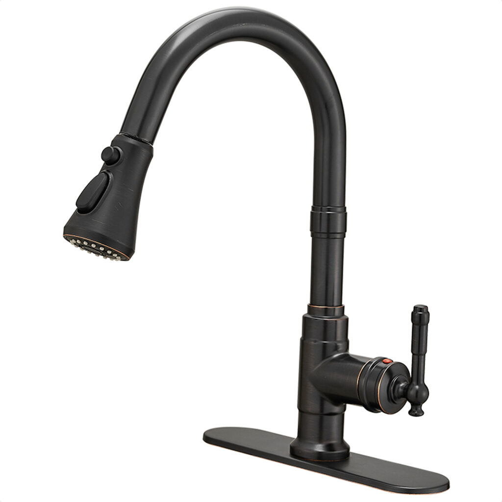 vintage handle kitchen faucet ORB