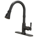 vintage handle kitchen faucet ORB