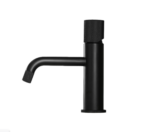 Matte Black Single Handle Bathroom Sink Faucet