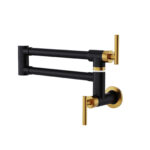 easy install adjustable center wall mount pot filler