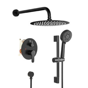 Black 10 inch Multifunction Shower Faucet Set