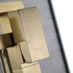 Brushed gold Freestanding Bathtub Faucet Tub Filler Floor Mount