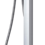 Chrome Freestanding Bathtub Faucet Tub Filler Floor Mount