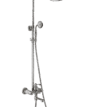 Chrome brass Bathroom Classic Exposed Shower Faucet Wall Mount Shower System