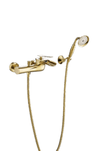 Gold Brass Shower System Bathroom Shower Faucet Set