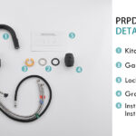 easy install matte black kitchen faucet