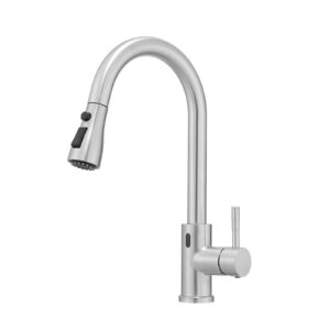 smart kitchen faucet stainless steel