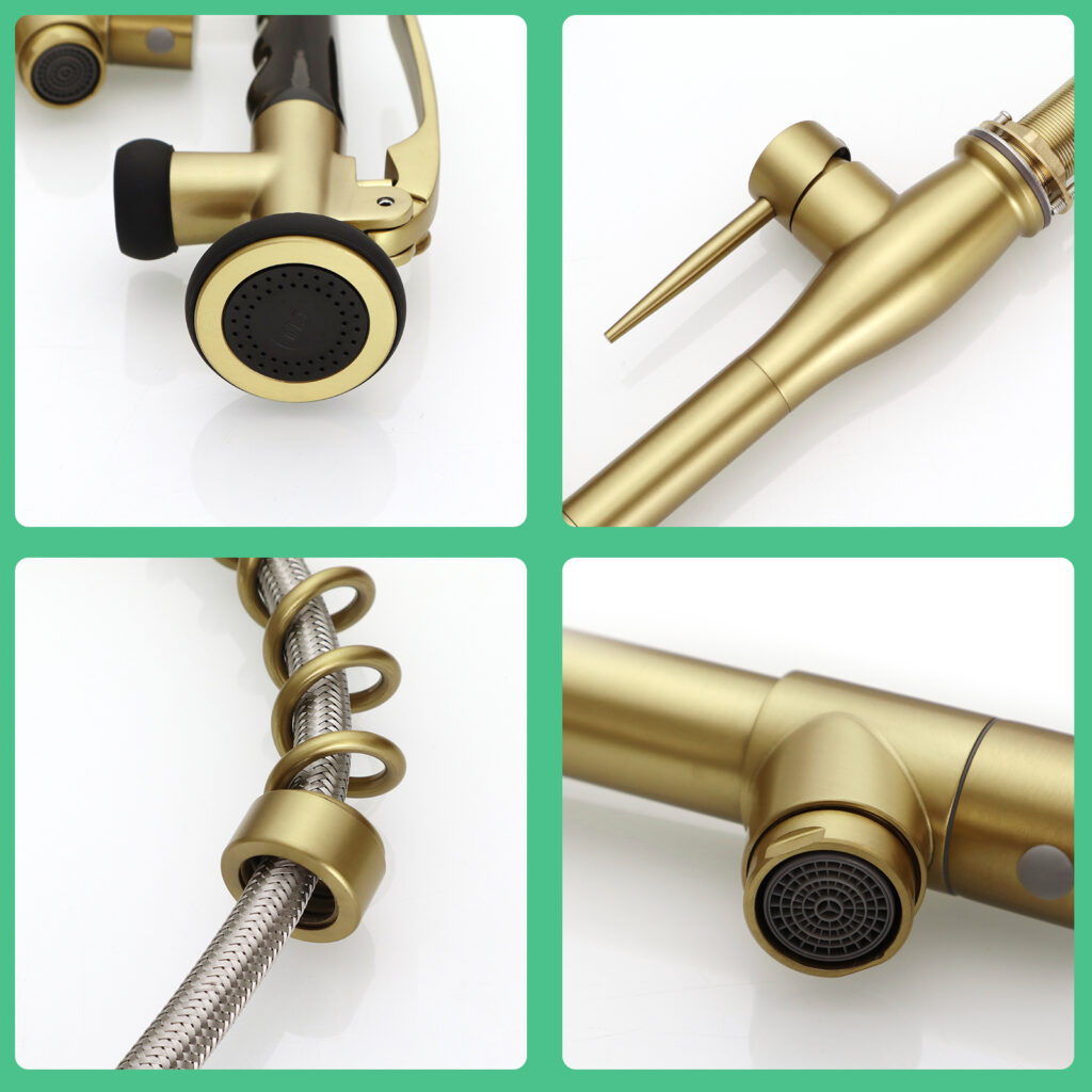 Anti-Fingerprint Brushed Gold Finish