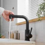 best matte black pull-out kitchen faucet for small sink