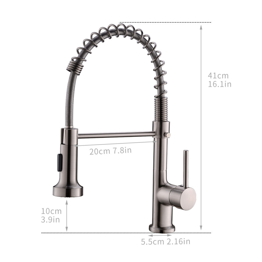 easy to clean kitchen faucet