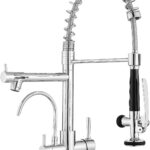 3 in 1 Kitchen Faucet with Water Filler and Pull Down Sprayer
