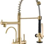3 in 1 Kitchen Faucet with Water Filler and Pull Down Sprayer