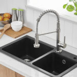 hands free lock kitchen faucet