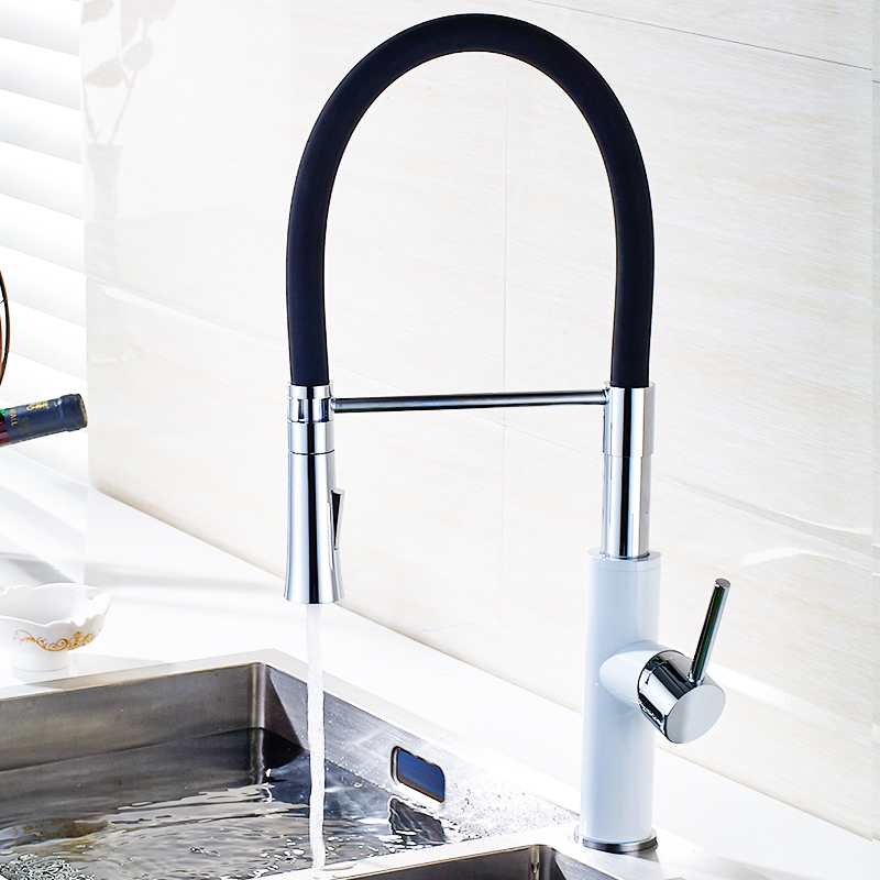dual spray kitchen sink faucet