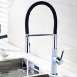 dual spray kitchen sink faucet