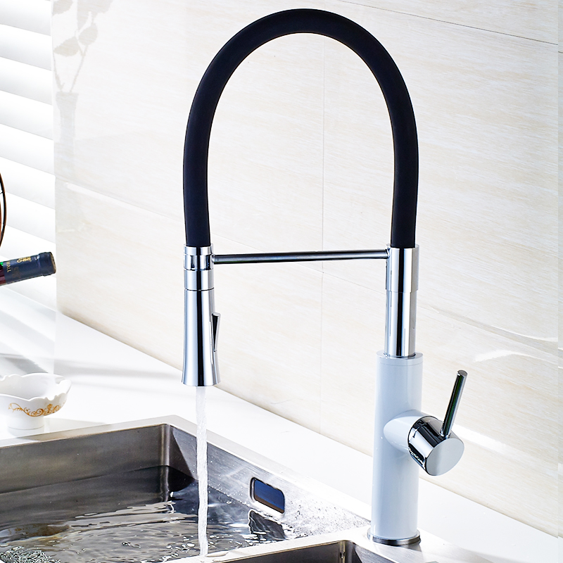 dual spray kitchen sink faucet