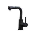 matte black pull out kitchen faucet stainless steel